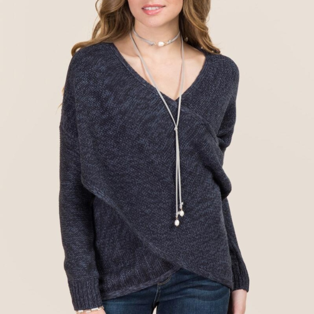 NWT Francesca’s Wrap Sweater